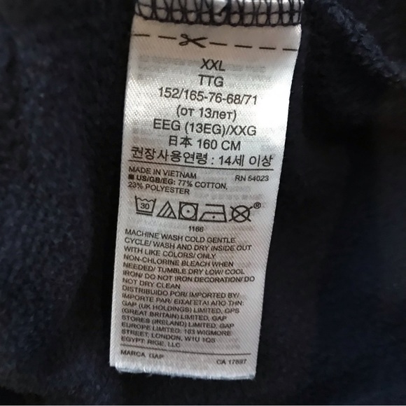 ♻️Reposted Gap 1969 cotton navy sweatpants for boys in size XXL - Picture 6 of 7